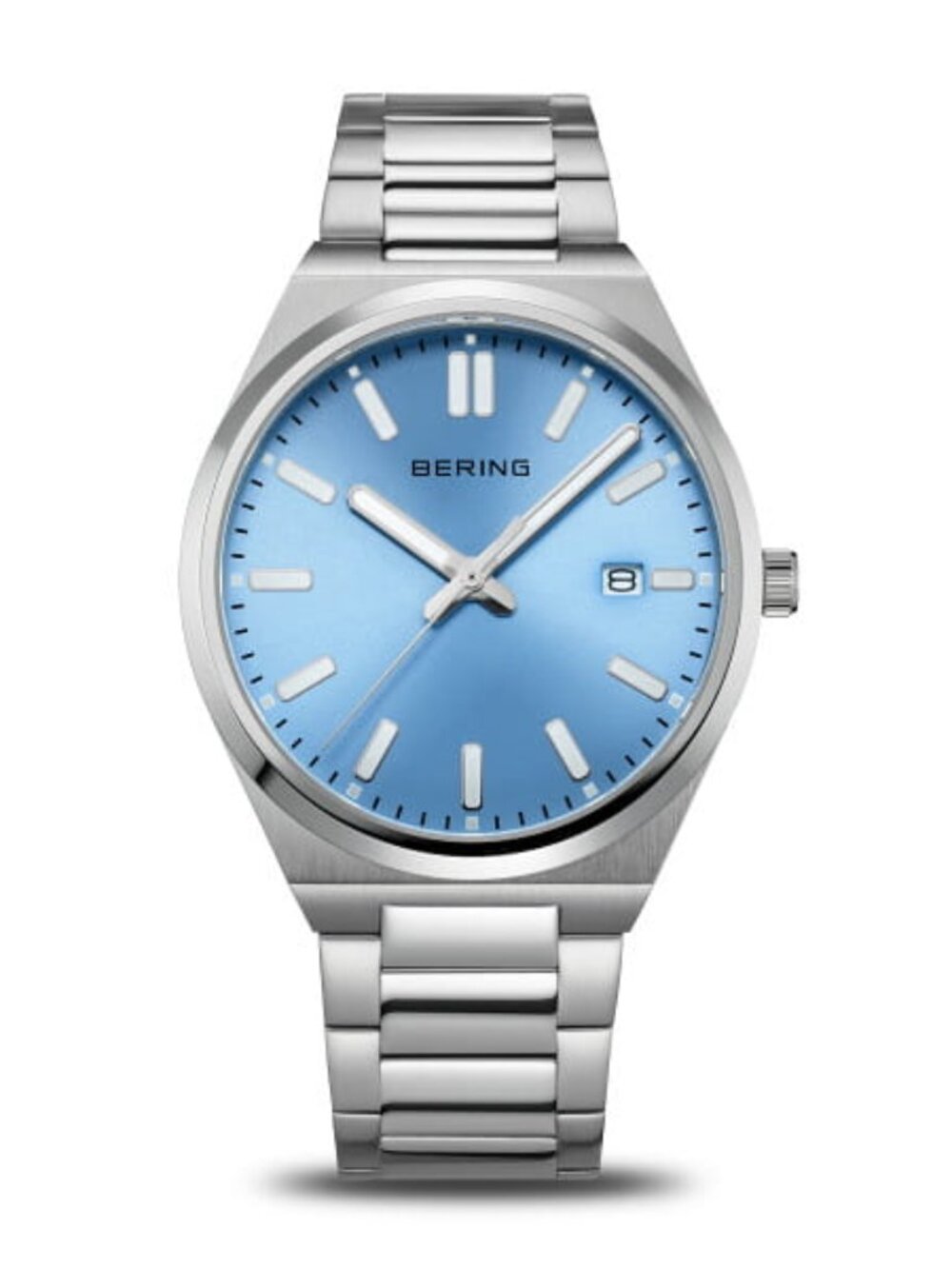 Bering Classic 17639-707 Men’s 39mm Blue Dial Watch New Box Papers